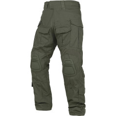 KRYDEX GEAR Cīņas bikses G3 taktiskās bikses ar ceļa spilventiņiem Militārās āra airsoft bikses medībām vīriešiem (kamuflāža)