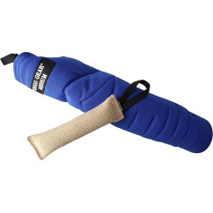 Dingo Gear komplekts Aizsardzības roku komplekts izgatavots no Nylcot Medium Hard Biting Sleeves Plus Juta Biting Training for IGP K9 Sport Training Adult Dogs Blue Biting Level 4 Advanced S10052