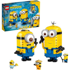 LEGO 75551 Minionu figūriņu konstruktors ar Hidey, rotaļlieta bērniem no 8 gadiem ar figūriņām: Stuart, Kevin & Bob