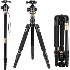 Andoer® Q-666 Pro SLR Camera Tripod monopod with Ball Head