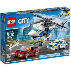 LEGO City Police 60138 Ātrgaitas pakaļdzīšanās, konstruktors, viengabala, daudzkrāsains