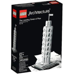 LEGO Architecture 21015: Pizas slīpais tornis no LEGO (angļu valodas rokasgrāmata)