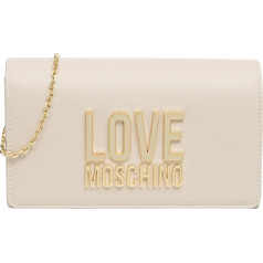 Love Moschino damen jelly logo Umhangetasche avorio