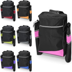 Biscay Mobility Crutch Bag - Pink | Mobility Scooter Bags Wheelchair Bag Mobility Scooter Walking Stick Holder Wheelchair & Mobility Scooter Bags & Baskets Mobility Scooter Accessories