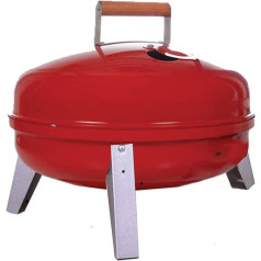 Meco Americana Lock 'n Go Holzkohle-Grill, rot