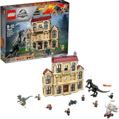 LEGO Jurassic World Indoraptor Desolation of Lockwood Property 75930 Rotaļlieta zēniem un meitenēm, vienvietīga