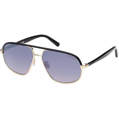 Tom Ford MAXWELL FT 1019 Shiny Rose Gold/Grey Shaded 59/13/140 Unisex saulesbrilles, Shiny Rose Gold/Grey Shaded