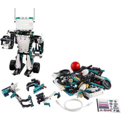 LEGO 51515 Mindstorms Robot Inventor - STEM konstruktoru komplekts bērniem, kuriem patīk tālvadības roboti; 5-in-1 programmējama rotaļlieta ar lietotnes vadību