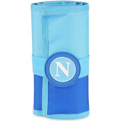 Colourbook SSC Napoli Federmäppchen Roll-Up 50 Buntstifte Blau Streifen