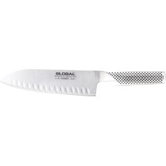 Global G-80 Santoku nazis ar 18 cm asmeni, Cromova 18 nerūsējošais tērauds