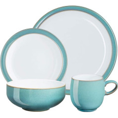 Denby Azure Blue 16 gabalu trauku komplekts