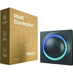 FIBARO Walli vadības pults/Z-Wave Plus ar bateriju darbināms virsmas vadības pults, antracīts, FGWCEU-201-8, FGWCEU-201-1-8