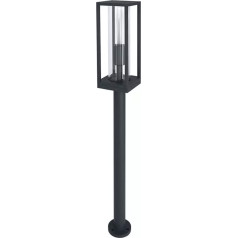 LEDVANCE LED stāvlampa un ceļa gaisma 1x E27 spuldzei, dizaina gaisma ar rāmja konstrukciju izmantošanai ārpus telpām tiešam apgaismojumam, 80 cm augstumā, izgatavota no augstas kvalitātes alumīnija, Endura rāmis 80 cm, E27 stabiņš