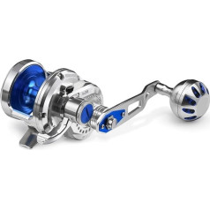 Spinnrolle, Angelrolle Langsam Jigging Reel 7:1:1 High Speed 8KG Max Drag Meer Angelrolle for Bass High-Speed-Angelrolle LX50 für Schnellhakensets