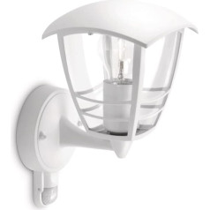 Philips MyGarden Creek sienas lampa, 60 W, balta