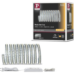 Paulmann 70588 LED lente MaxLED 1000 Basisset 3m Warmweiß 40W 230/24V 75VA Silber 70588 LED gaismas lente Lichtstreifen Lichtschlauch