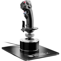 Thrustmaster Hotas Warthog Flight Stick džoistiks datoram - - Melns džoistiks - (Video spēļu aksesuāri, Vadu, USB 2.0)