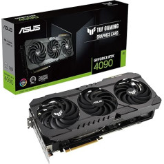 Игровая видеокарта ASUS TUF Gaming GeForce RTX 4090 24GB (DLSS 3, PCIe 4.0, 24GB GDDR6X, HDMI 2.1a, DisplayPort 1.4a, TUF-RTX4090-24G-GAMING)