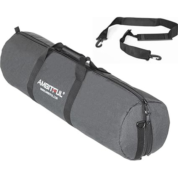 AMBITFUL Widened Version Tripod Carrying Case Bag, gray, School bag set