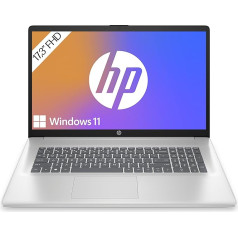 HP klēpjdators | 17,3 collu FHD displejs | Intel Core i3-N305 | 8 GB DDR4 RAM | 512 GB SSD | Intel UHD Graphics | Windows 11 | QWERTZ | Sudrabs