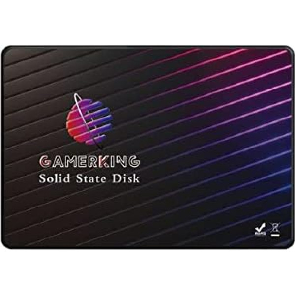 GamerKing SSD 2,5 collu SATA3 256 GB iekšējais cietvielu disks galddatoru klēpjdatoriem SATA III 6 Gb/s 1TB 512GB 128GB 64GGB augstas veiktspējas cietais disks (256 GB, 2,5 collu SATA3)