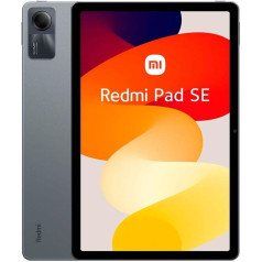 NK Redmi Pad SE planšetdators, WiFi, 11 collu displejs, 4GB/128GB, FHD+, atsvaidzināšanas frekvence 90 Hz, akumulators 8000 mAh, pelēks