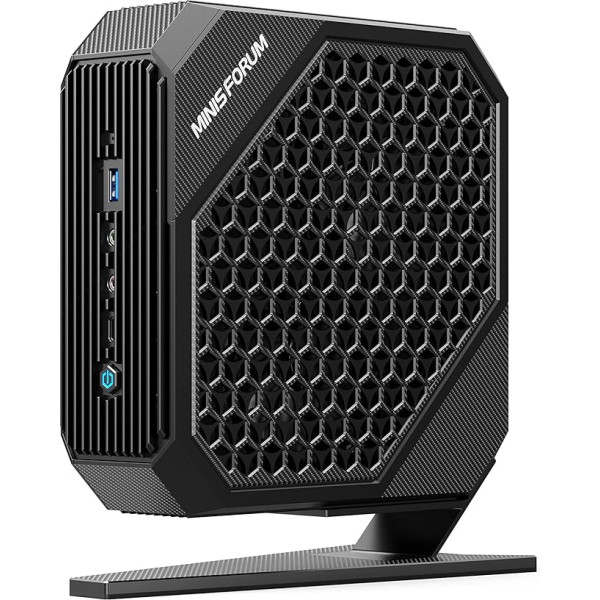 MINIS FORUM Mini PC Neptune HX99G AMD Ryzen 9 6900HX 64GB DDR5 1TB SSD AMD Radeon RX 6600M Mini spēļu dators, 2xHDMI, 2xHDMI, 2X USB4 ports, 2x PCIe/SATA SSD slots, 5x USB3.2 ports, Wi-Fi 6/BT5.2