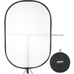 AMBITFUL Soft Light Board Photography Studio Lighting Reflector Pop-Out Foldable Soft Diffuser Disc Panel with Carry Bag for Video Recording (100 x 150 cm)