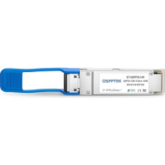 QSFPTEK 100G QSFP28 LC viena režīma 100GBASE-LR4 transceivera modulis Cisco QSFP-100G-LR4-S (1310 nm, 10 km, ar DDM)