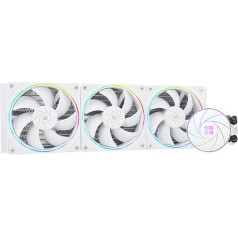 THERMALRIGHT Aqua Elite 360 White ARGB V2 šķidrā CPU dzesētājs, trīskāršs PWM ventilators ar 2000 RPM apgriezieniem minūtē, 360 datora CPU ūdens dzesētājs, AMD/AM4/AM5 un Intel LGA1150/1200/2011/1700 modeļiem.