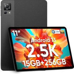 DOOGEE T30PRO Android 13 Tablet 11 Zoll, 15GB RAM + 256GB ROM (2TB TF) Tablet PC, Helio G99 Octa-Core 2.5K Gaming Tablet, 8580mAh 33W Schnellladung, 20MP Dual SIM 4G LTE +5G WiFi Widevine L1