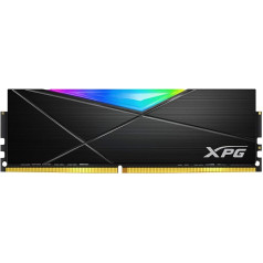 ADATA XPG SPECTRIX D55 DDR4 RGB atmiņas modulis Gaming DRAM 3200 MHz 16GB (2x8GB), dubultie iepakojumi, augstas veiktspējas galddatora atmiņa, melns