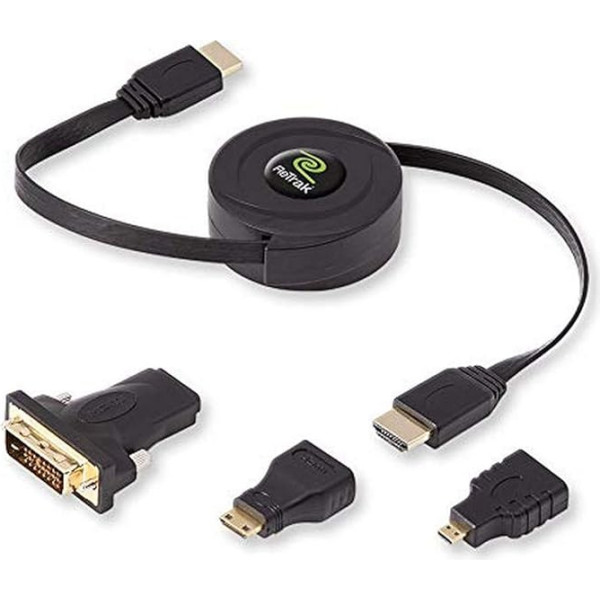 Izvelkamais HDMI kabelis Mini Micro DVI ADAPTATEURS