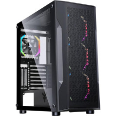 iTek Case Supreme TB Gaming Full Tower, 4 x 12 cm, ARGB ventilators, 2 x USB3, sānu stikls