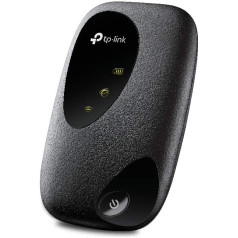 TP-Link M7000 mobilais WLAN maršrutētājs (4G/LTE līdz 150 Mbit/s lejupielādei/50 Mbit/s augšupielādei, Hotspot, 2000 mAh akumulators, saderīgs ar visām Eiropas SIM kartēm) Jauna versija