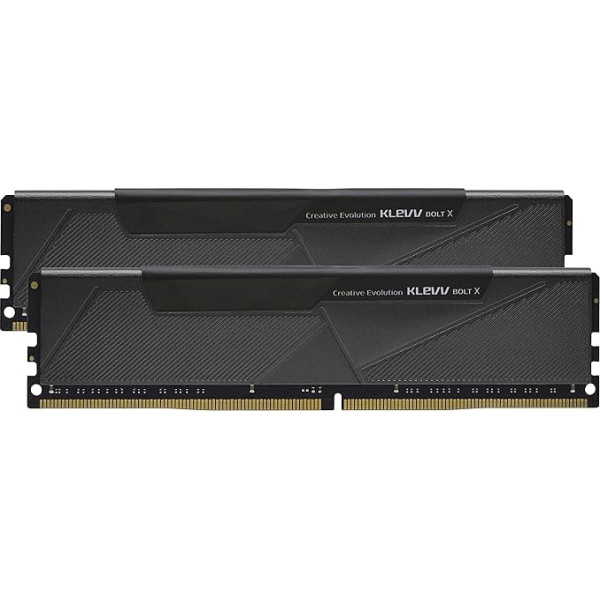 KLEVV Bolt X 16GB Kit (8GB x2) 3200 MHz Gaming Memory DDR4-RAM XMP 2.0 Non-RGB High Performance