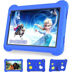 YUMBOT Kids Tablet 8 collu Android 11 mācību planšetdators ar WiFi Bluetooth 1280 x 800 6GB RAM 128GB ROM Quad Core 4000mAh Dual Camera Google Play Vecāku kontrole Tablet 3-14 gadiem