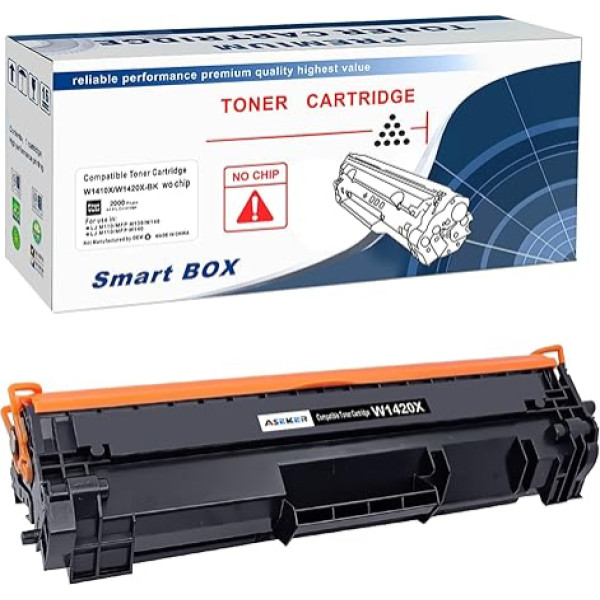 ASEKER [be lusto, su įrankiu Tonerio kasetė, suderinama su HP 142X W1420X 142A W1420A Laserjet M110 M110w MFP M139 M139w M140 M140w spausdintuvu 2000 puslapių