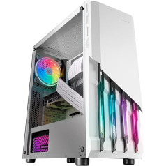 PC'S Spēļu dators AMZ 2024 *Pārdošana* (RYZEN 5 4600G 6/12 4.2GHz, AMD Vega Graphics, 8GB RAM, 500GB SSD + WiFi dāvana, Windows 11 Pro) Datorspēlētājiem, Galda dators (Balta)