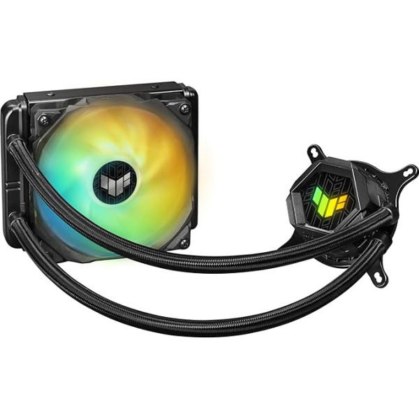 ASUS TUF Gaming LC 120 ARGB All-in-One CPU Water Cooling (Addressable 120 mm ARGB Radiator Fan, Aura Sync)