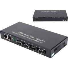 Dioche волоконно-оптический коммутатор Ethernet Media Converter Ethernet Media Converter Rj45 10 100 1000M 4 волокна 2 портов одномодового двойного волокна для Ieee802.3Z от 1000Bas