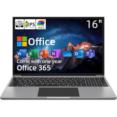 jumper Laptop 16 Inch FHD, RAM 4 GB ROM 128 GB, Celeron Notebook, Up to 2.5 GHz, Intel Quad Core, 1920 x 1200 IPS, 2.4G+5G WiFi, Bluetooth 4.0, USB 3.0 × 2, 2023