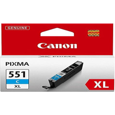 Canon XL tintes tvertne CLI 551 °C, 665pp zilganzaļš 6444B001