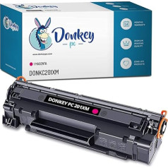 DONKEY PC saderīga tonera kasetne ar 201X CF403X magenta krāsas toneri, kas ir piemērots tieši HP Color Laserjet Pro M252dw, M252n, M252, MFP M277dw, MFP M277n, MFP M277, MFP M274n, M274, 2 000 izdrukas lappušu.