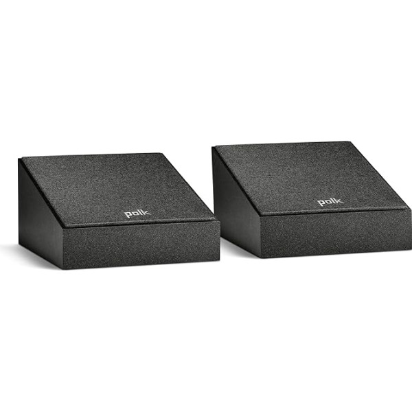 Polk Audio MXT90 augstuma moduļa augšējo skaļruņu skaļruņi MXT20, MXT60 un MXT70, Dolby Atmos sertificēti, saderīgi ar DTS:X un DTS Virtual:X (pāri), melni