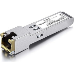 10Gtek für Mikrotik S-RJ01 1G SFP RJ45 Transceiver, 10/100/1000Base-T Kupfer Mini-Gbic Module, līdz 100 metriem