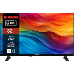 Telefunken 32 collu televizors/TiVo Smart TV (Full HD, HDR, HD+, 6 mēneši, trijkāršais uztvērējs) XF32TO750S