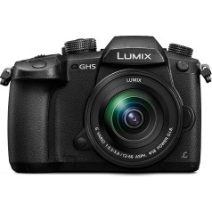 Panasonic Lumix DC-GH5MEG-K sistēmas kamera (20 MP, Dual I.S., 4K/6K, magnija apvalks, izturīgs pret laikapstākļiem, 12-60 mm objektīvs, melna)