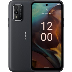 Nokia XR21 izturīgs viedtālrunis (5G, 6,49 collu FHD displejs, 64 MP-Kl kamera, 4800 mAh akumulators, 6 GB/128 GB atmiņa, IP68 un MIL-STD-810H, pusnakts melns)