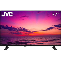 JVC LT-32VH4355 32 collu televizors (HD-Ready, LED televizors, trīs uztvērēji, HDMI, USB), melns [2024]